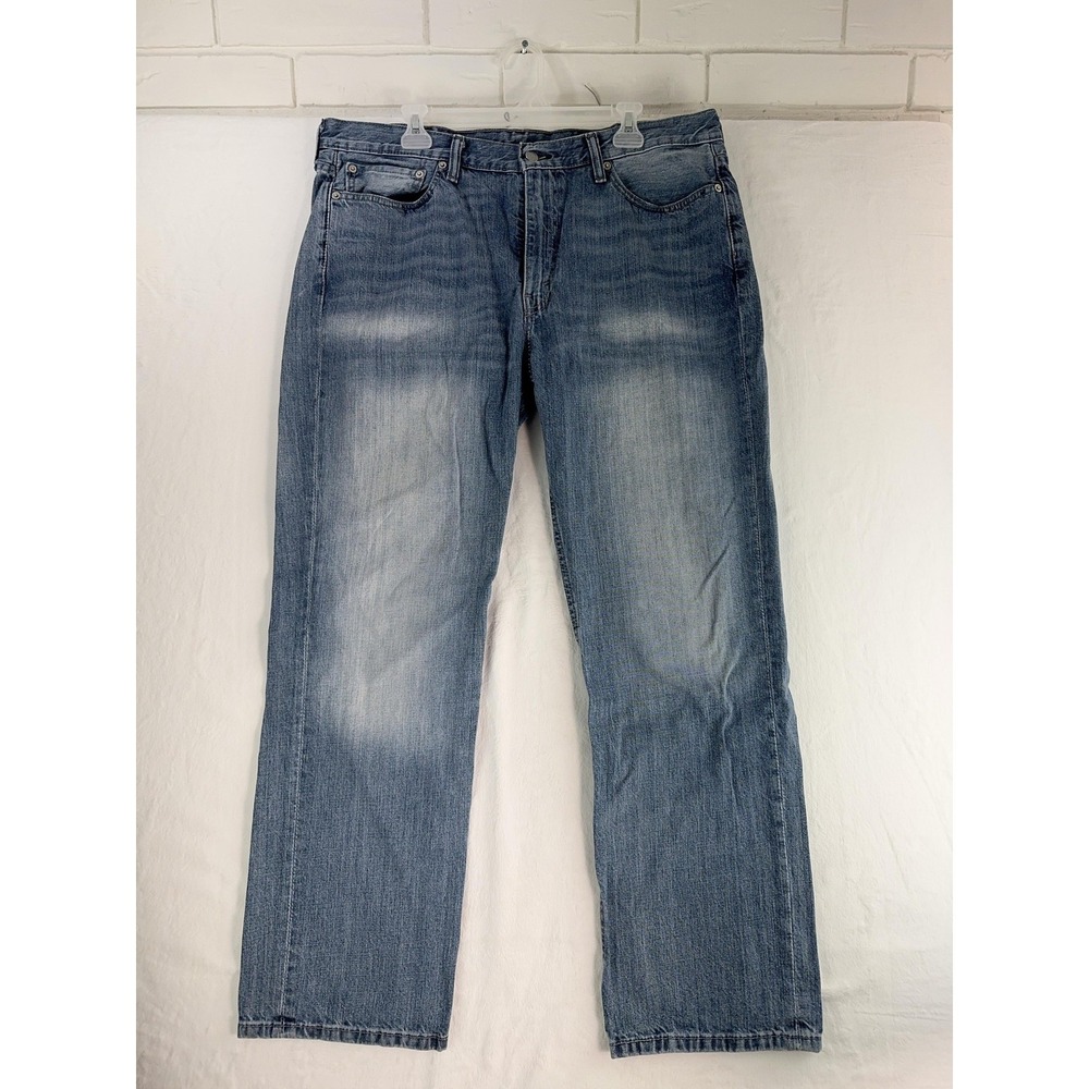 Levis 514 Jeans Mens 38x30 Blue Straight‎ Leg Medium Wash Denim Casual Pants